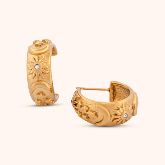 Astral Hoop Earrings