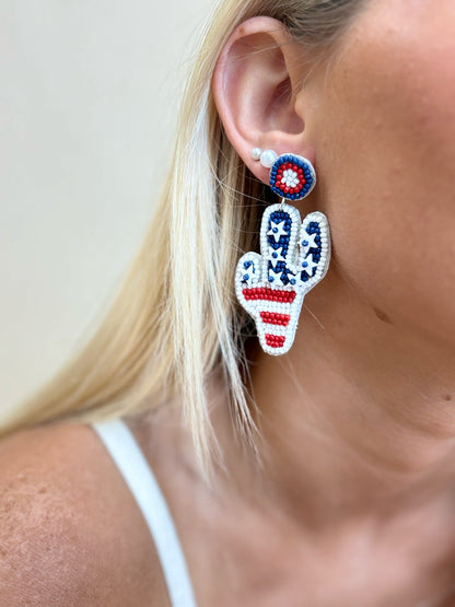 PATRIOTIC FASHION EARRINGS