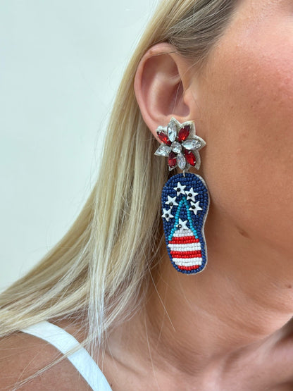 PATRIOTIC FASHION EARRINGS