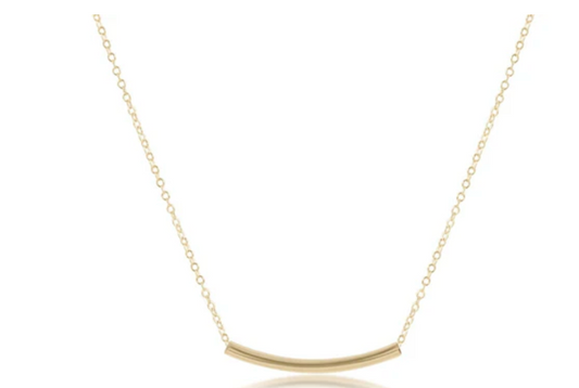 egirl 14" Necklace Gold - Bliss Bar Small Gold