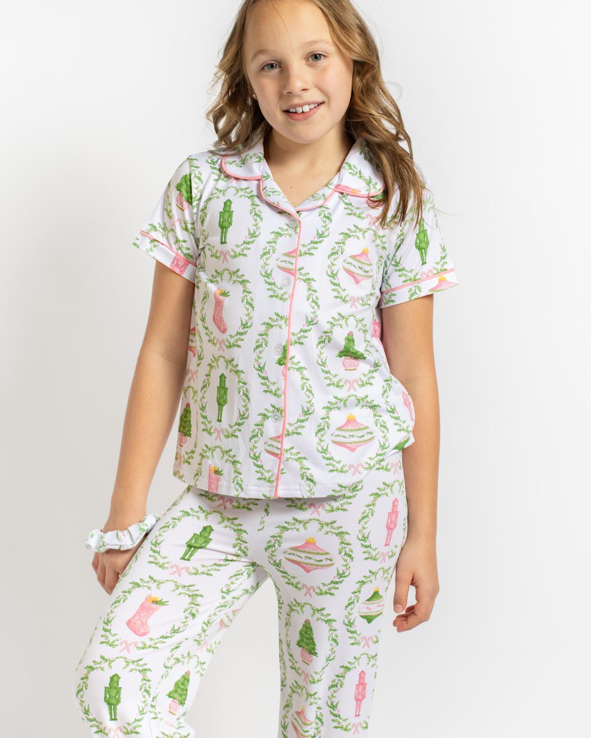 Girls Nutcracker Trellis Pants Pajamas