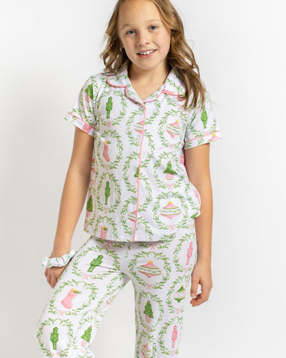 Girls Nutcracker Trellis Pants Pajamas