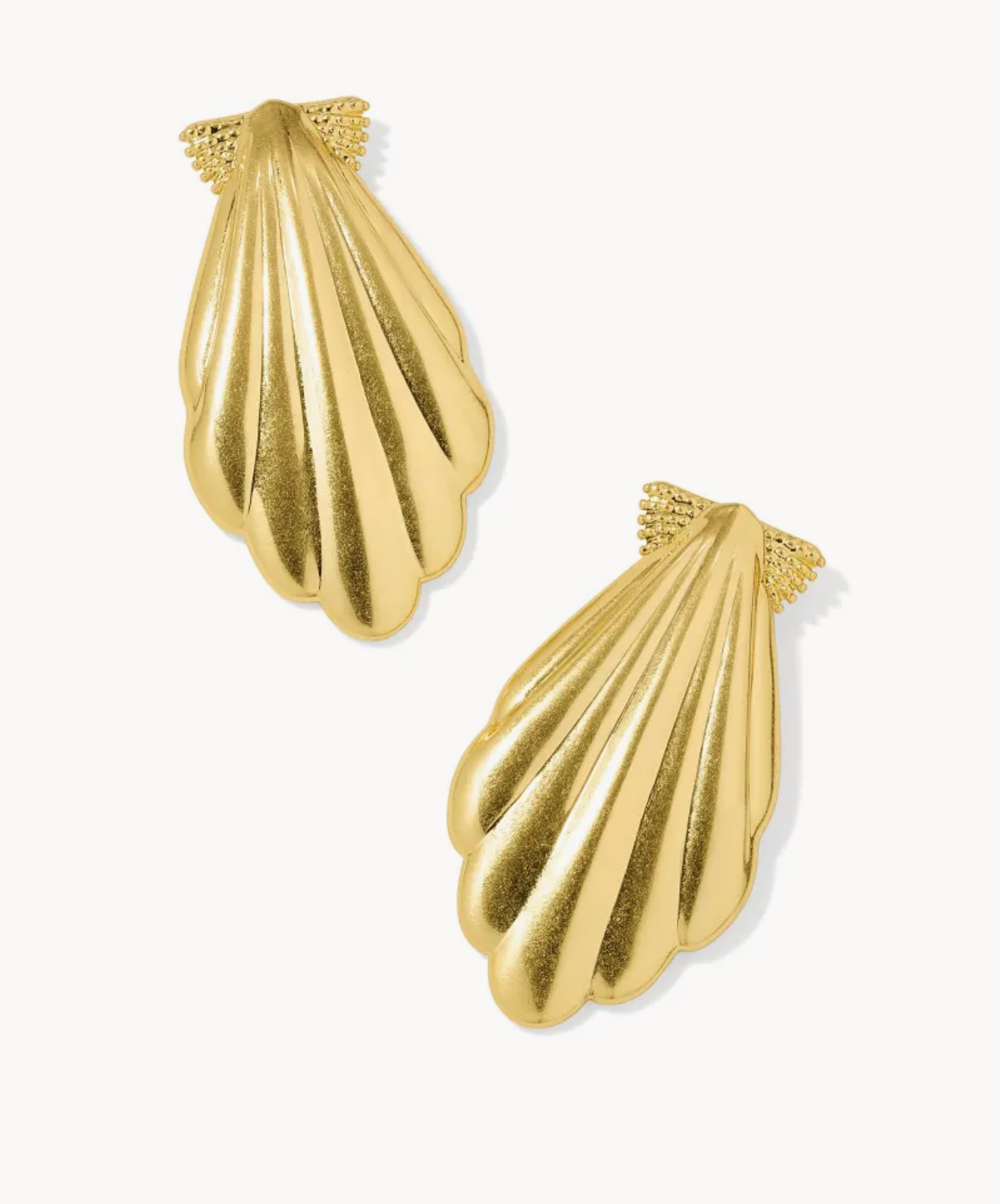 Alexa Metal Statemint Earrings Vintage Gold Metal