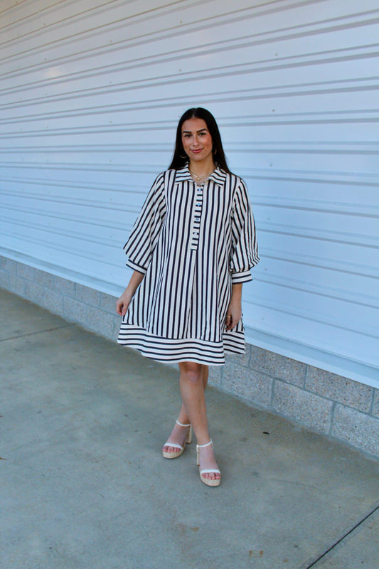 Cora Striped Dress