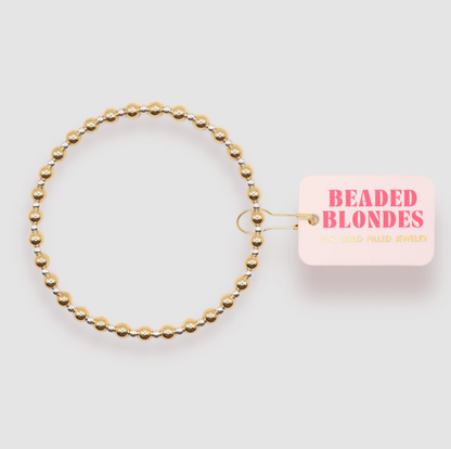 Mixed Metal Beaded Blondes Collection
