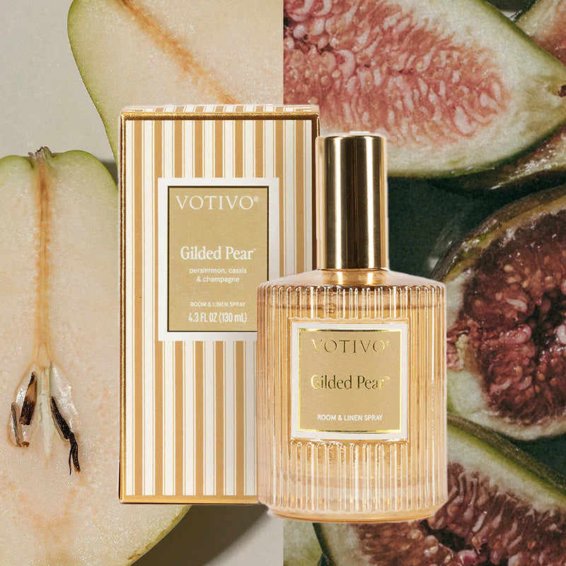 Votivo Gilded Pear Room & Linen Spray