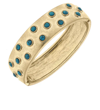 Yellowstone Turquoise Studded Bangle