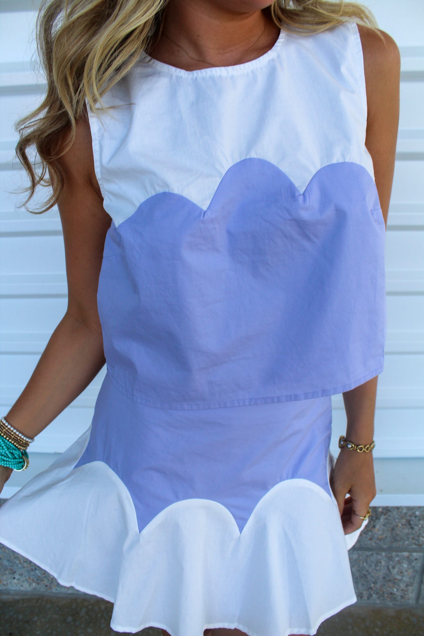 Lavender Cupcake Mini Skirt Set