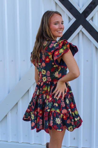 Wildflower Whimsy Mini  Dress