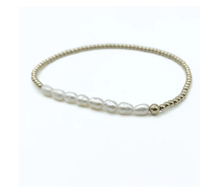 Petite Rice Pearl Bracelet