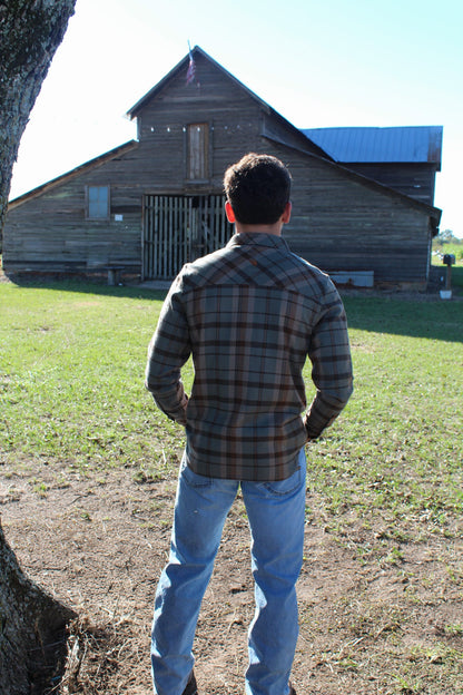 Flannel - Timber Brown