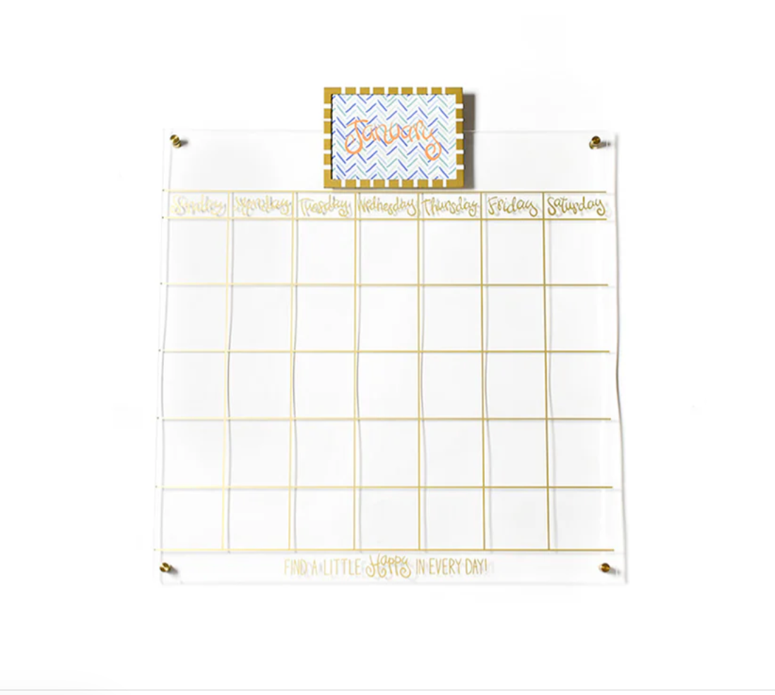 HEV Clear Acrylic 24 Wall Calender