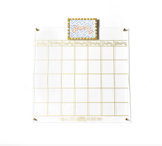 HEV Clear Acrylic 24 Wall Calender