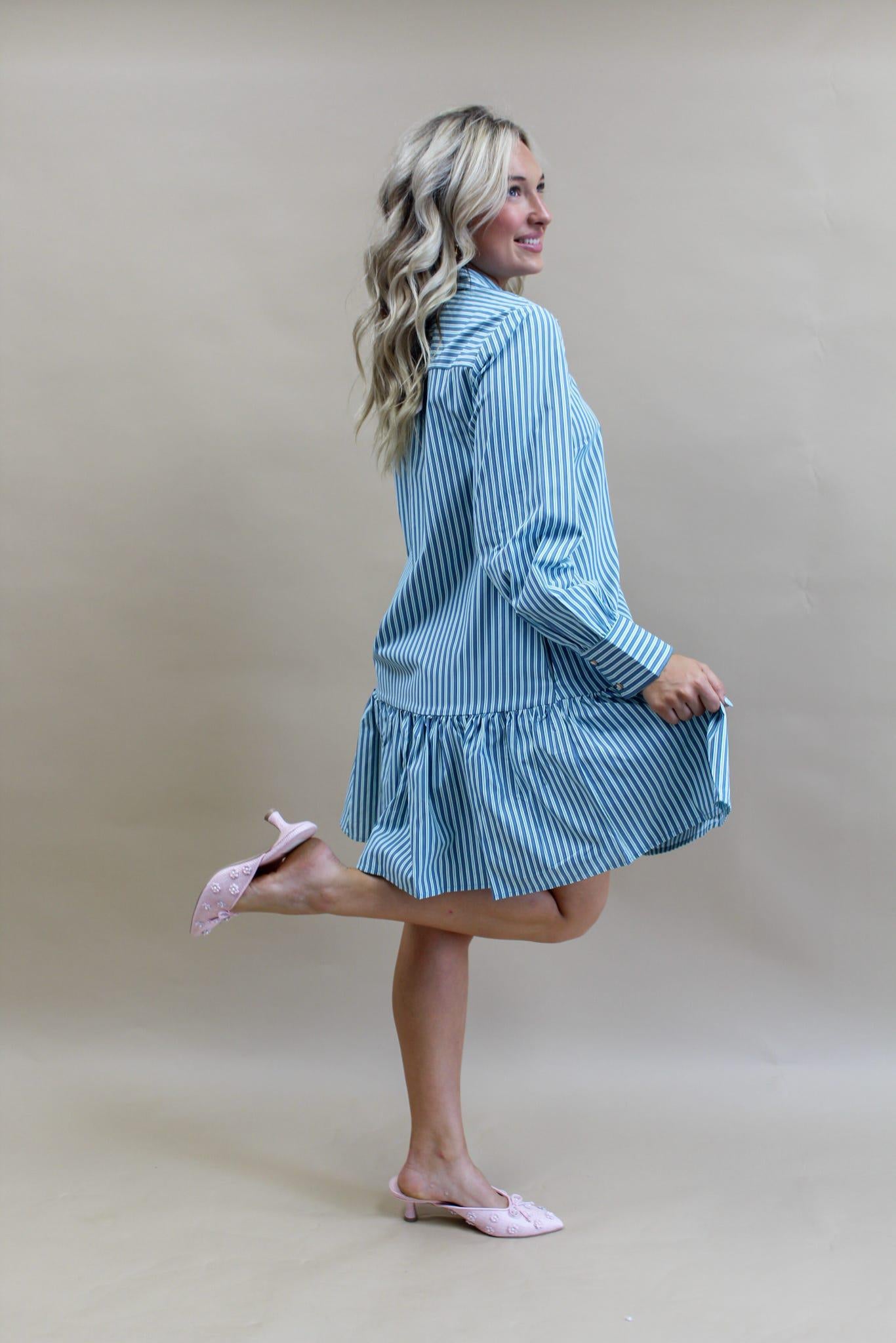 Fiona Simple Stripe Dress