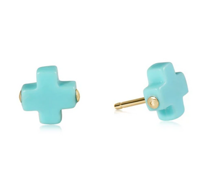 Signature Cross Gold Stud