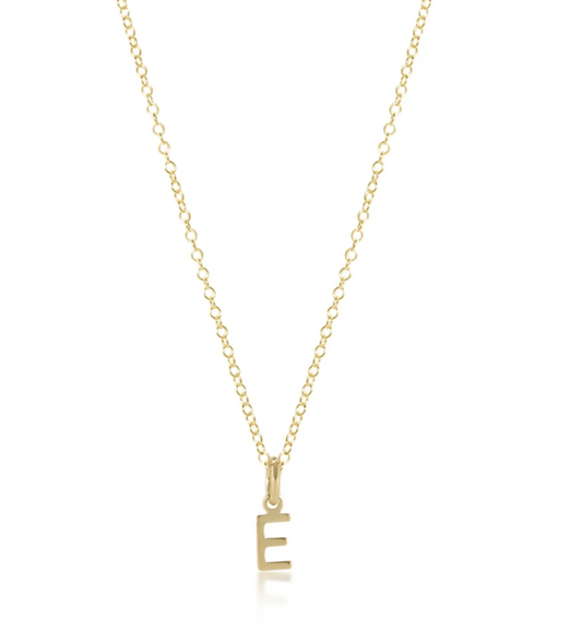 16" Necklace Gold - Respect Gold Charm - G