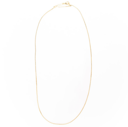 Luxe Box Chain 18" Necklace