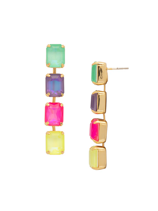 Octavia Repeating Dangle Earrings