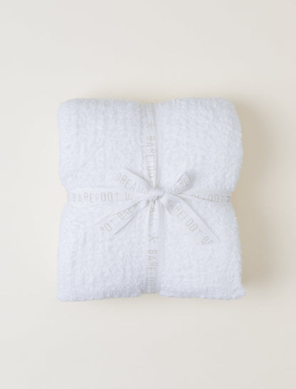 CozyChic Ribbed Throw White