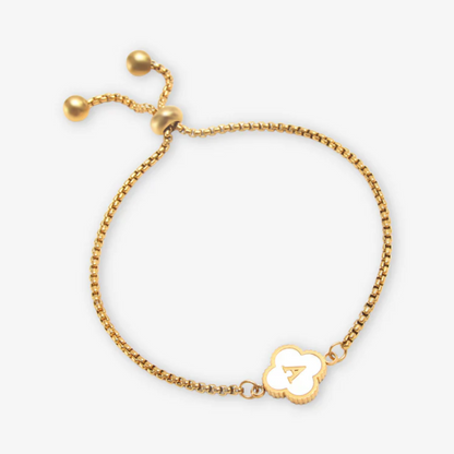 Clover Letter Bracelet