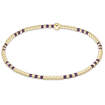 Gameday Hope Joy Pattern 2mm Bead Bracelet