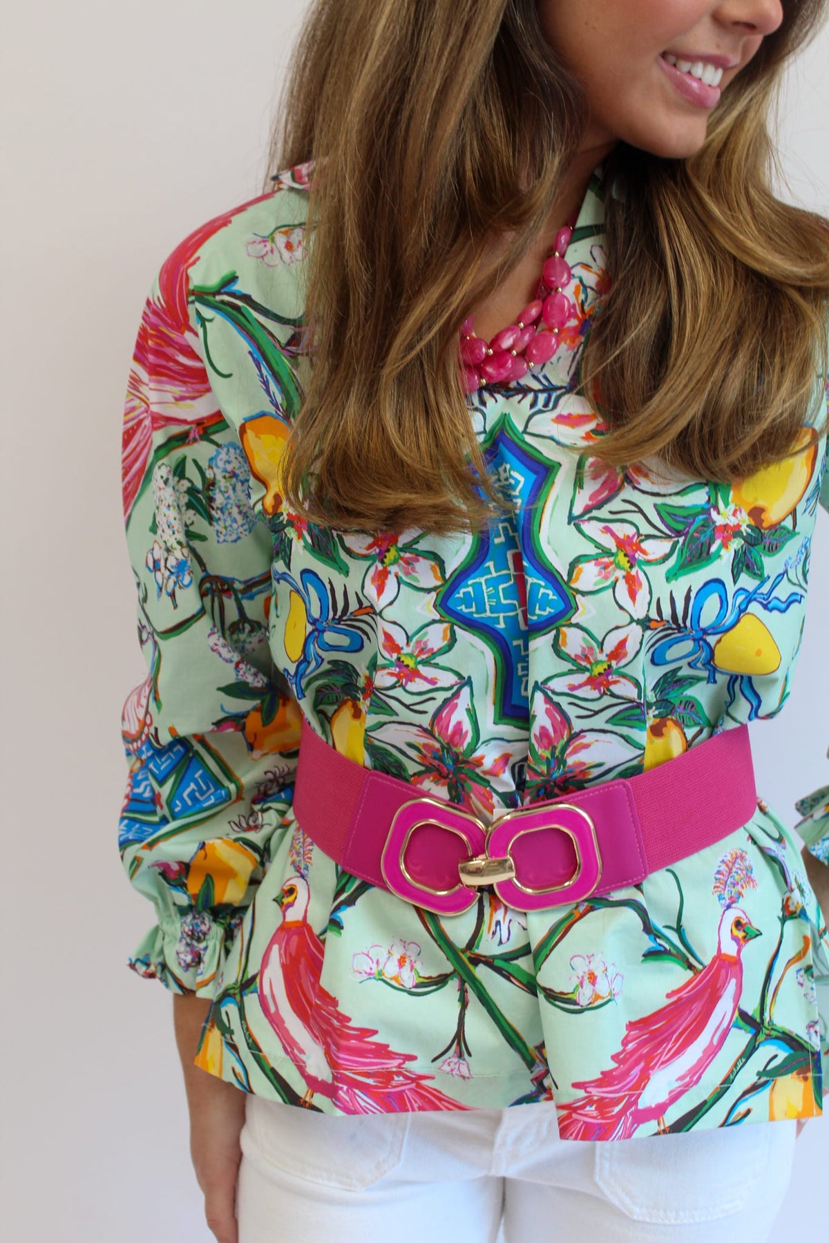 Mint Chinois Harper Top