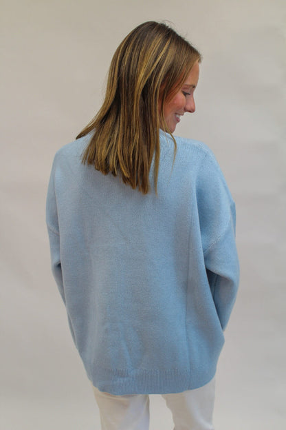 French Bulldog Graphic Oversized Sweater
