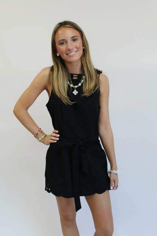 Sunkissed Noir Romper