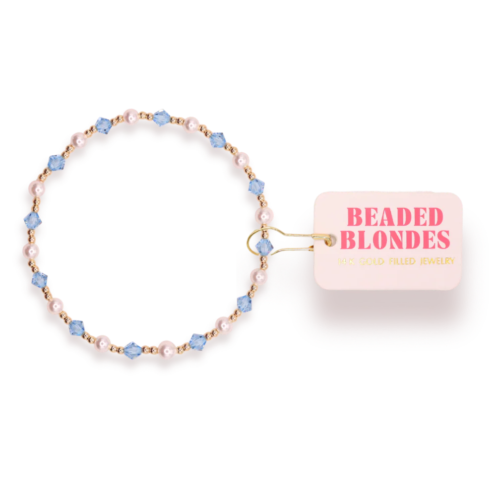 Turquoise Pearl June Bracelet Extended