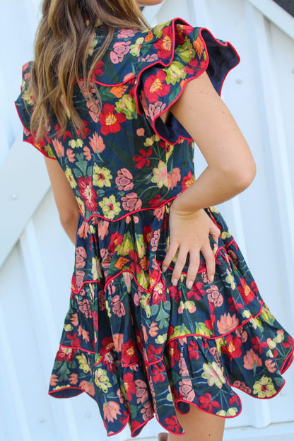 Wildflower Whimsy Mini  Dress