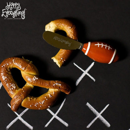 Football Embellishment Appetizer Spreader