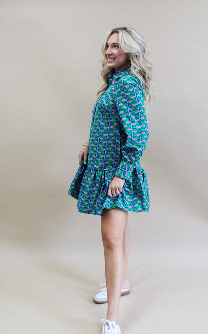 Fiona Honey Vines Mini Dress