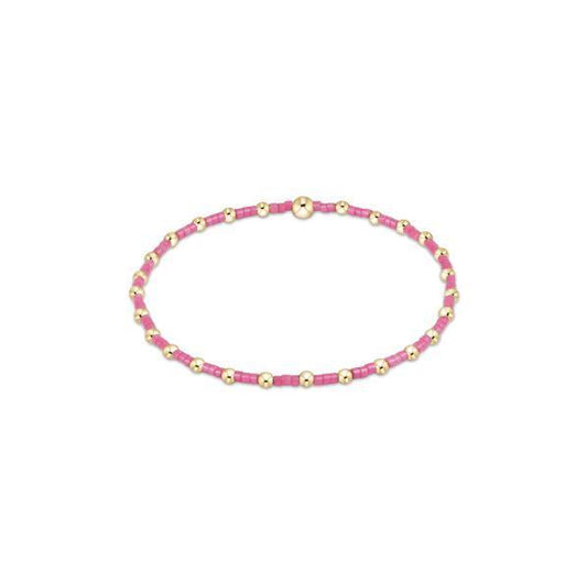 Hope Sincerity Bracelet Gold- Bubblegum