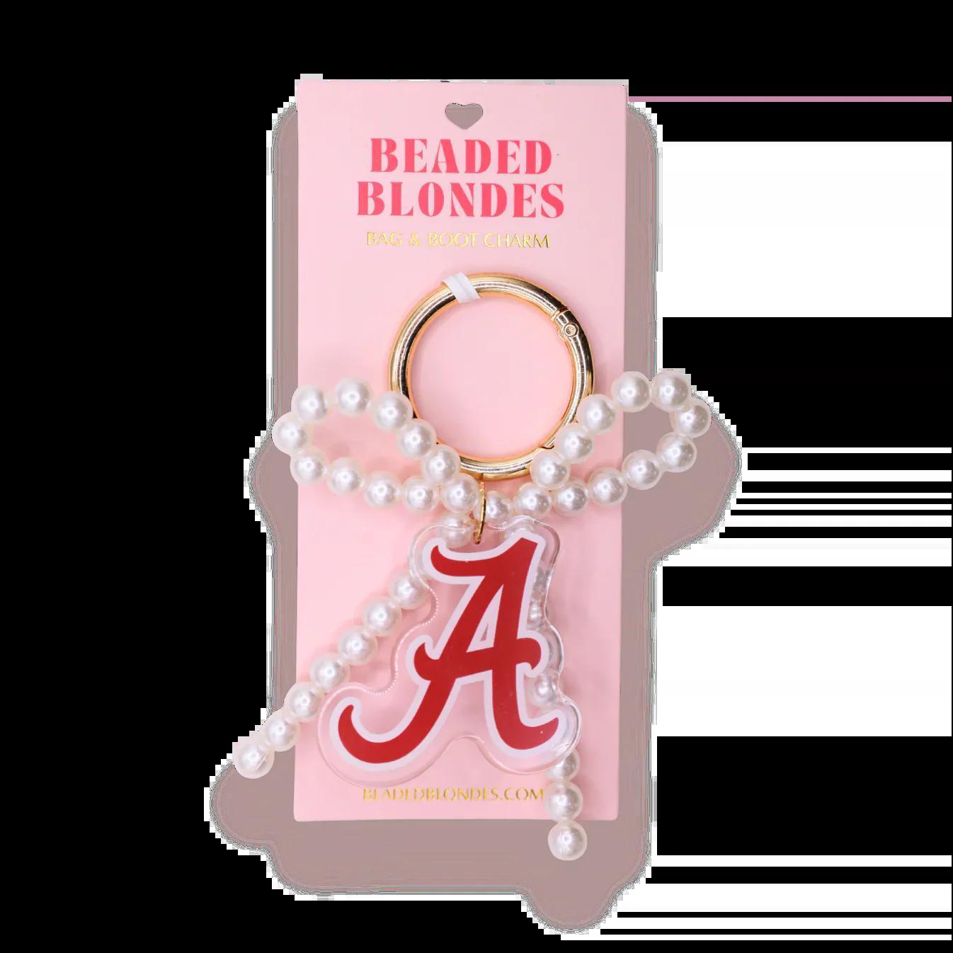 Beaded Blondes Asst Gameday Bag and Boot Charm