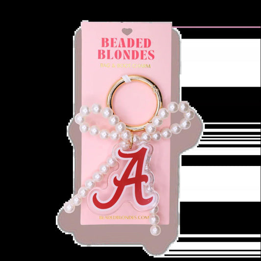 Beaded Blondes Asst Gameday Bag and Boot Charm