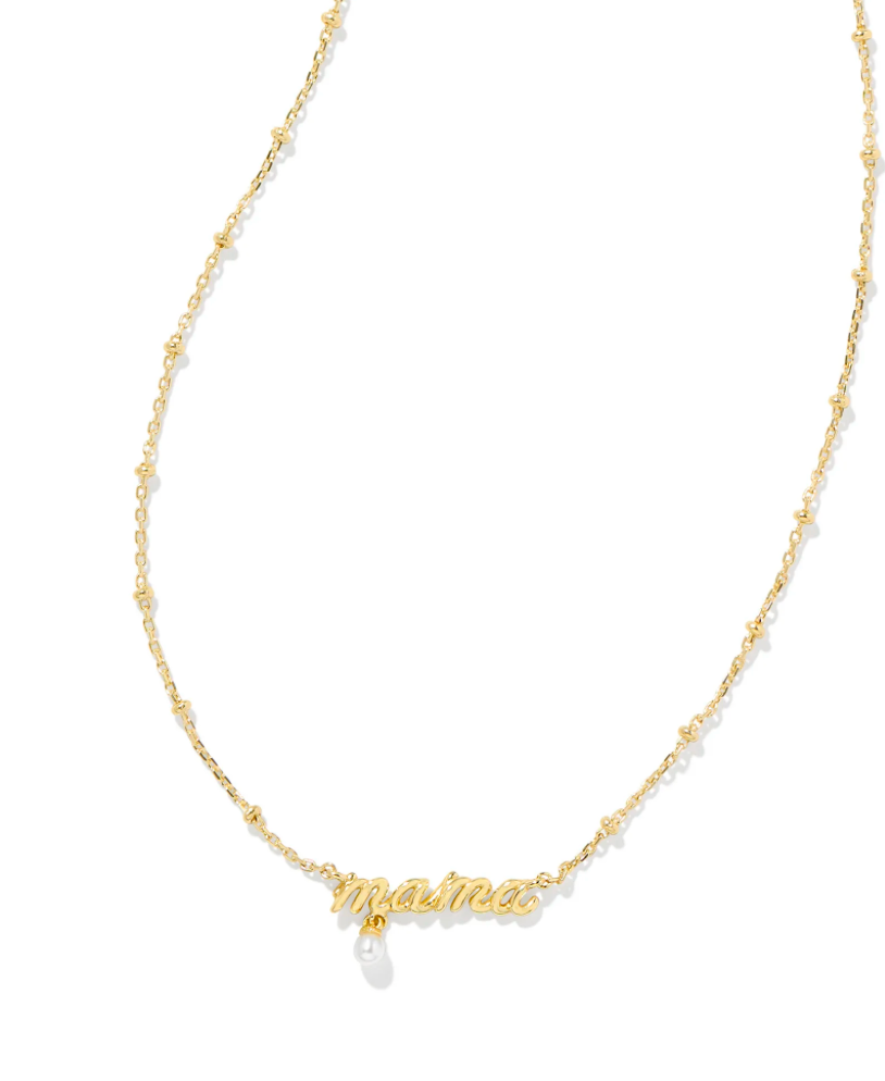 MAMA SCRIPT PENDANT NECKLACE