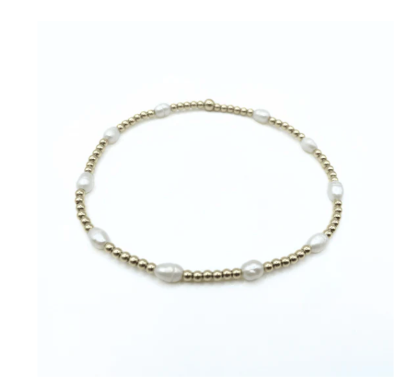 Petite Rice Pearl Bracelet