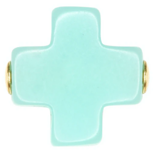 egirl 14" Necklace Gold - Signature Cross Mint