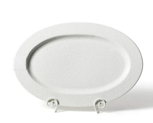 SIGNATURE WHITE OVAL PLATTER