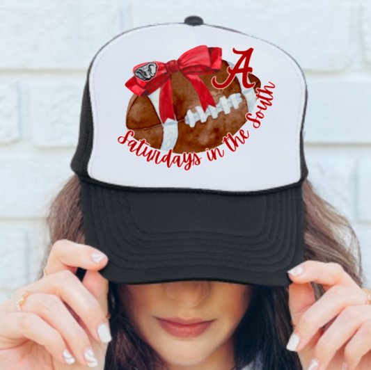 Alabama Football Coquette Bow Trucker Hat: One Size