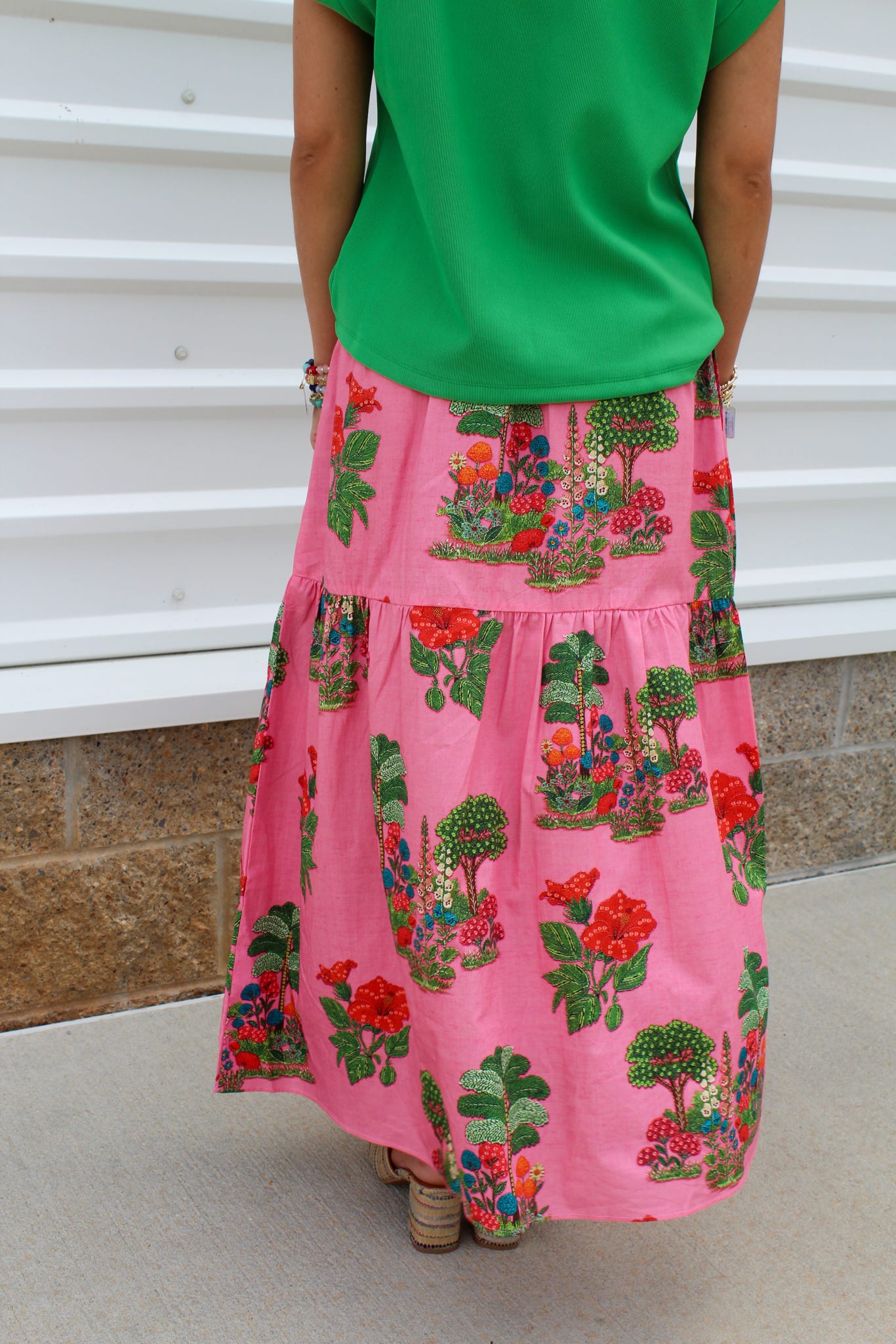 Pink Isles Maxi Skirt