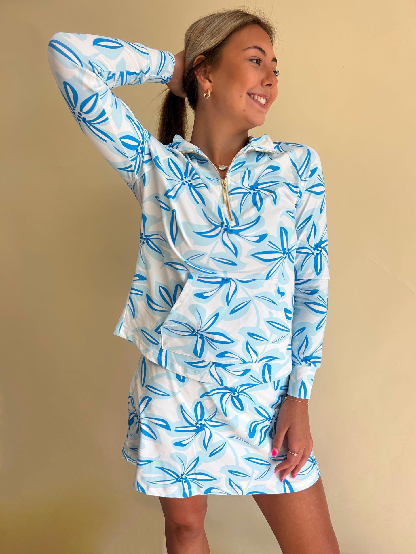 Tiki Time Hamptons Half Zip Jacket