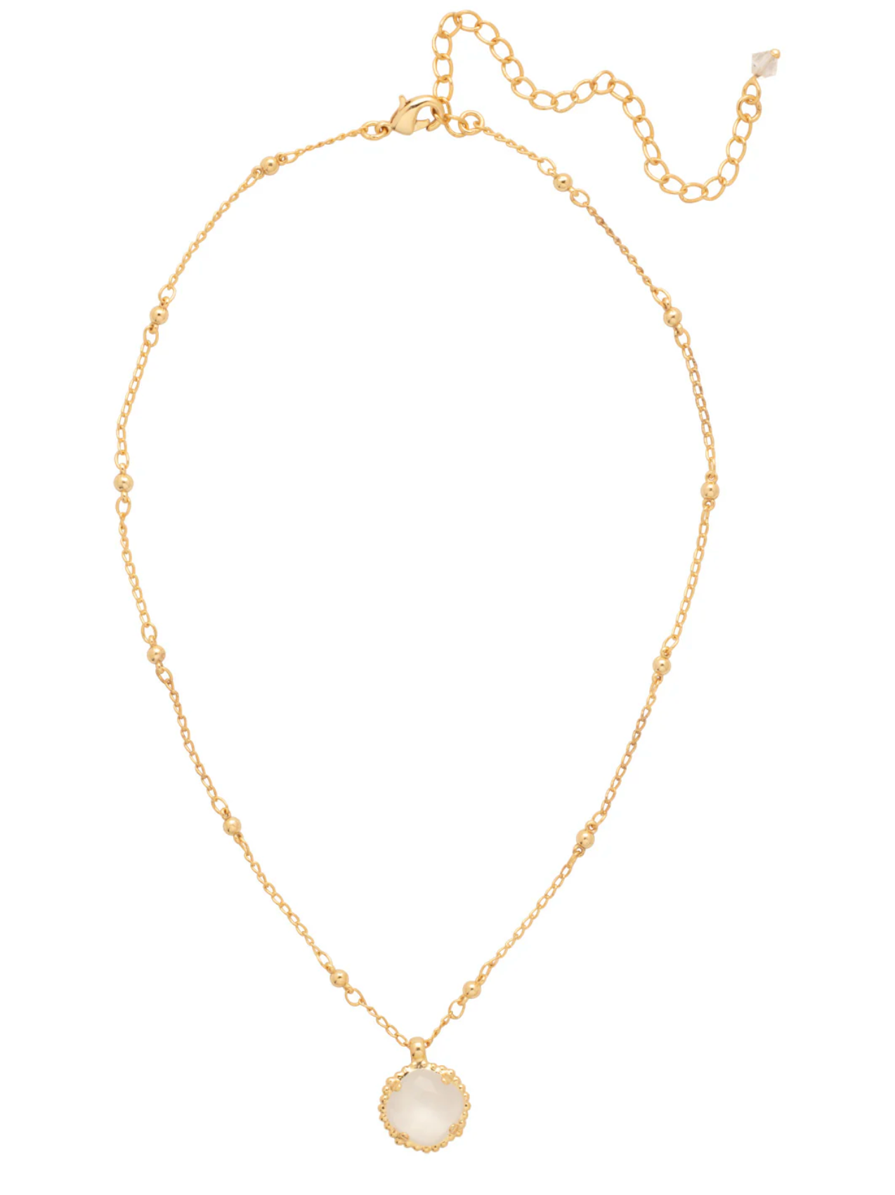 Cushion Cut Pendant Necklace