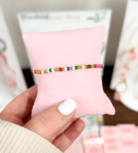 Candy Cane Lane Sprinkle Bracelet