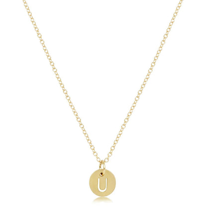 Respect Small Disc - Necklace
