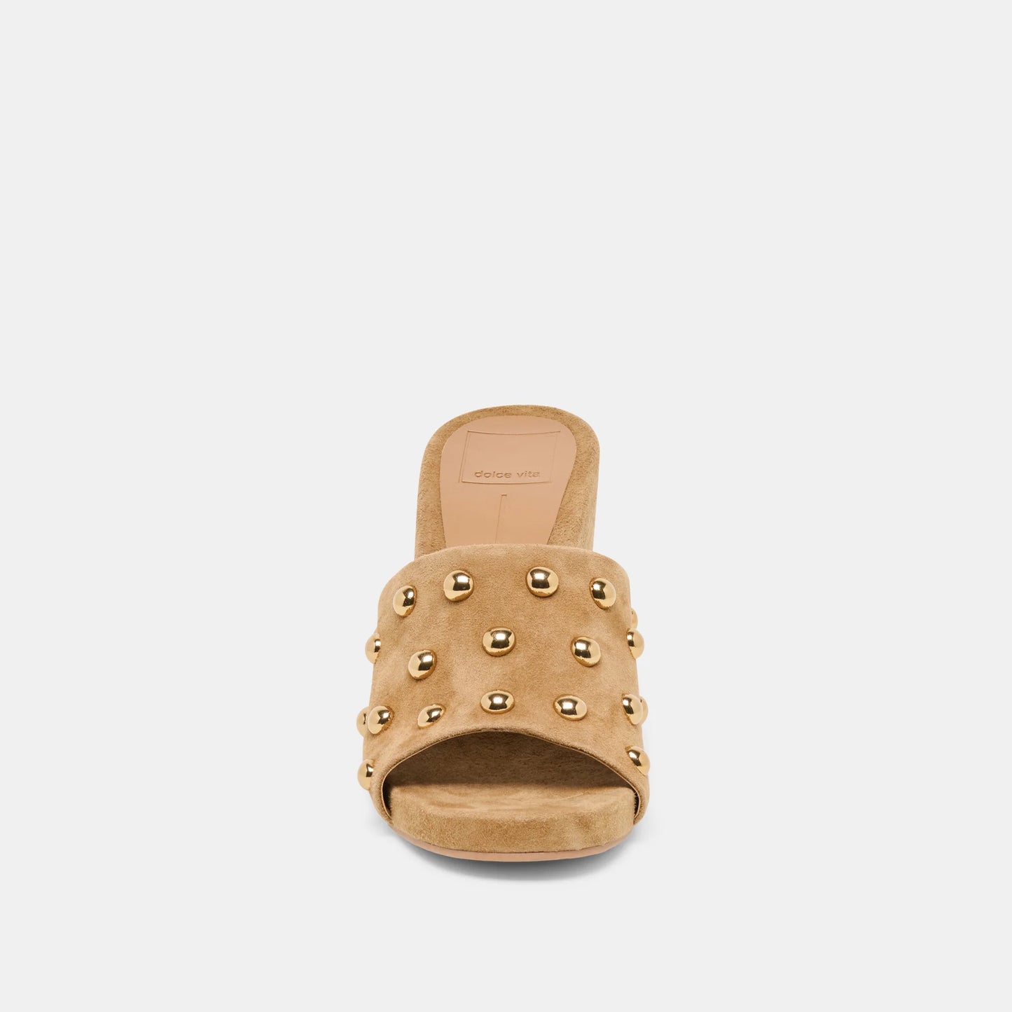Holta Stud - Light Brown Suede