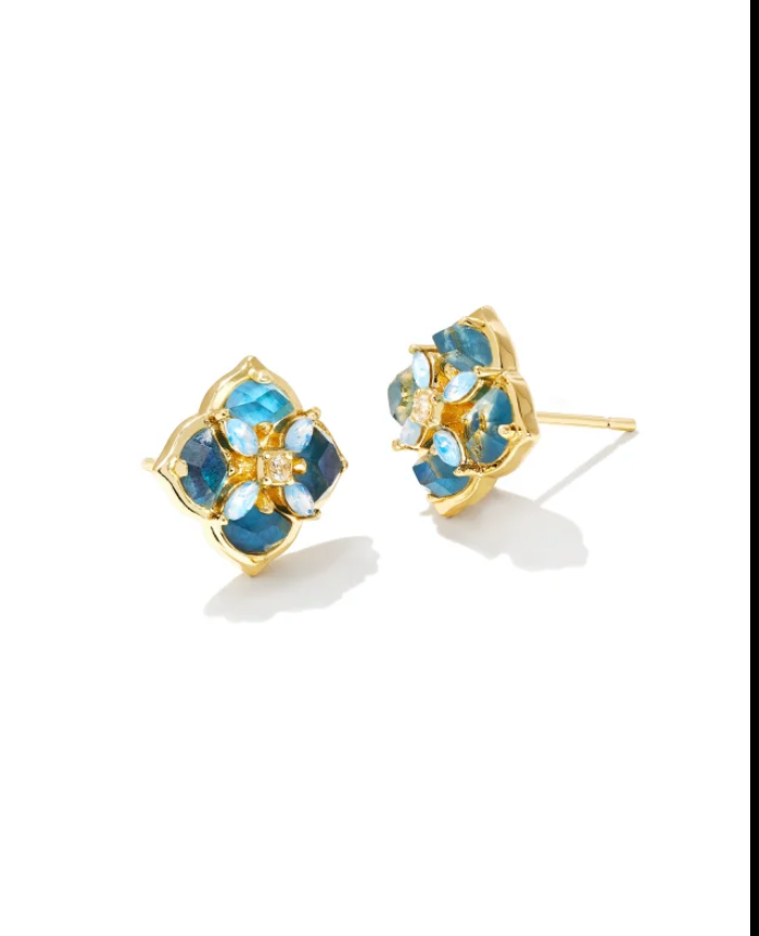 DIRA STONE STUD EARRING