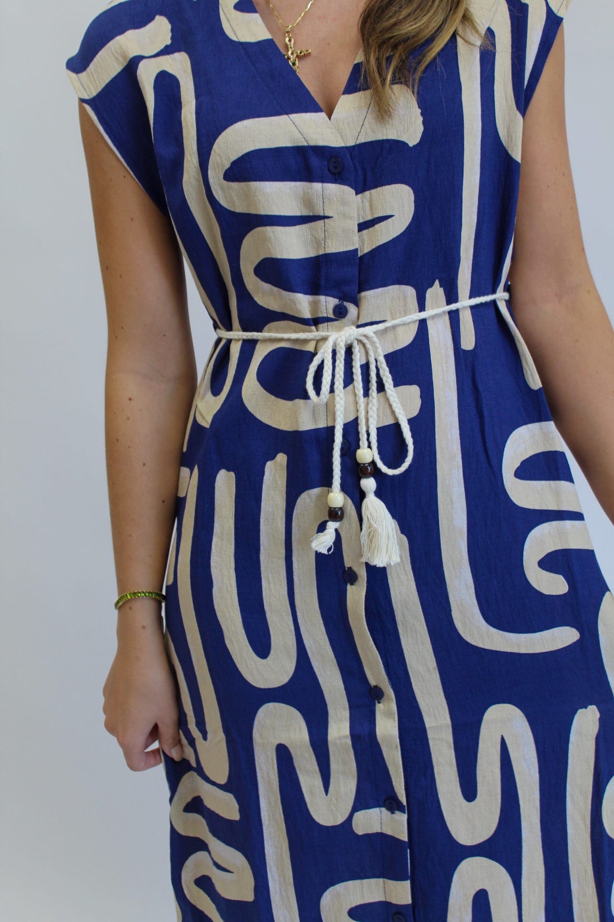 Azure Muse Maxi Dress