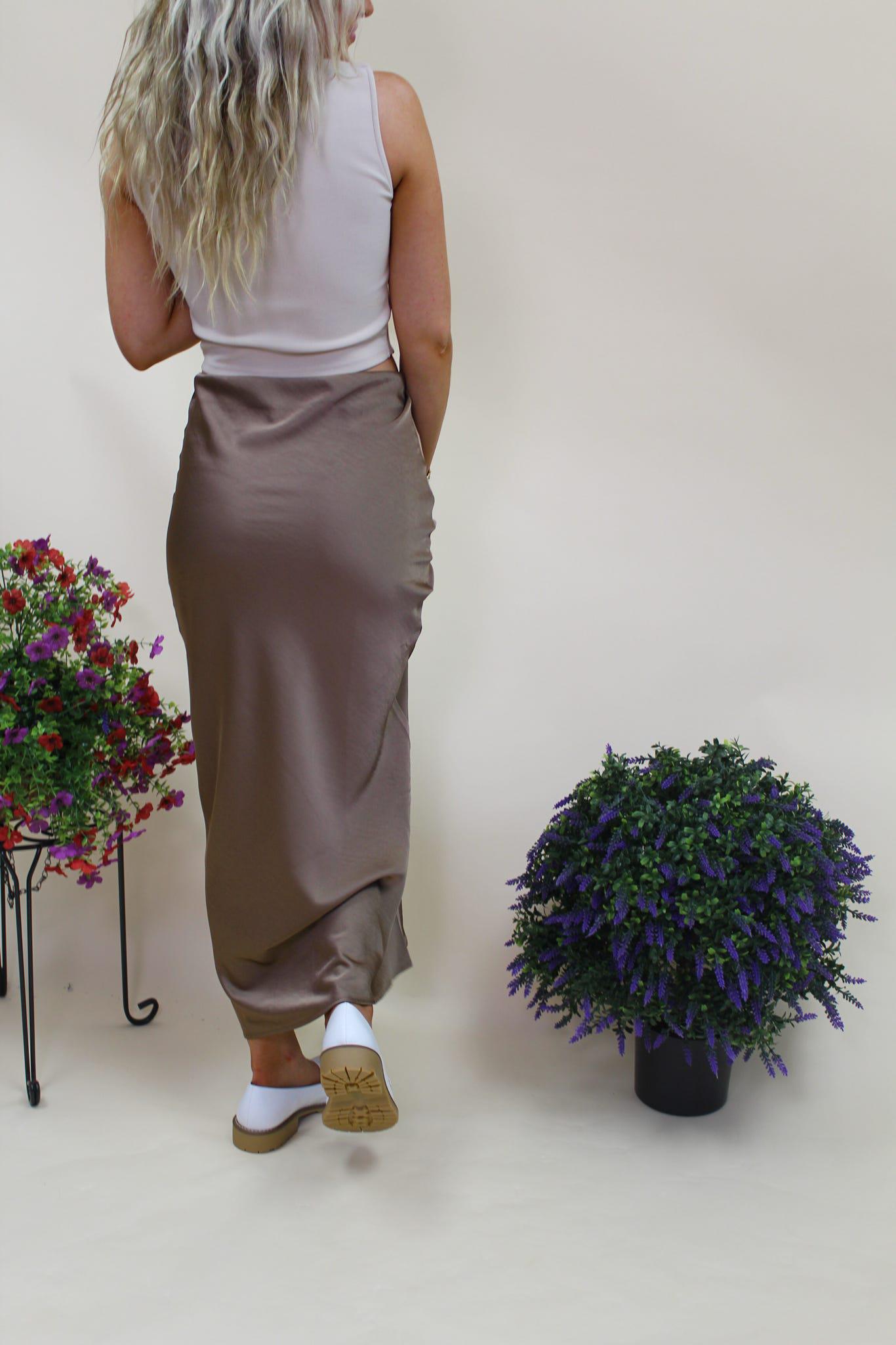 Maren Mocha Skirt