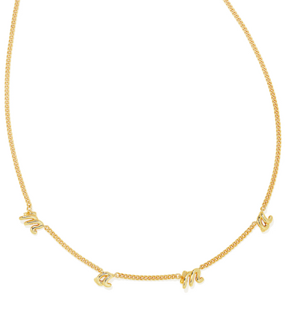 MAMA SCRIPT STRAND NECKLACE